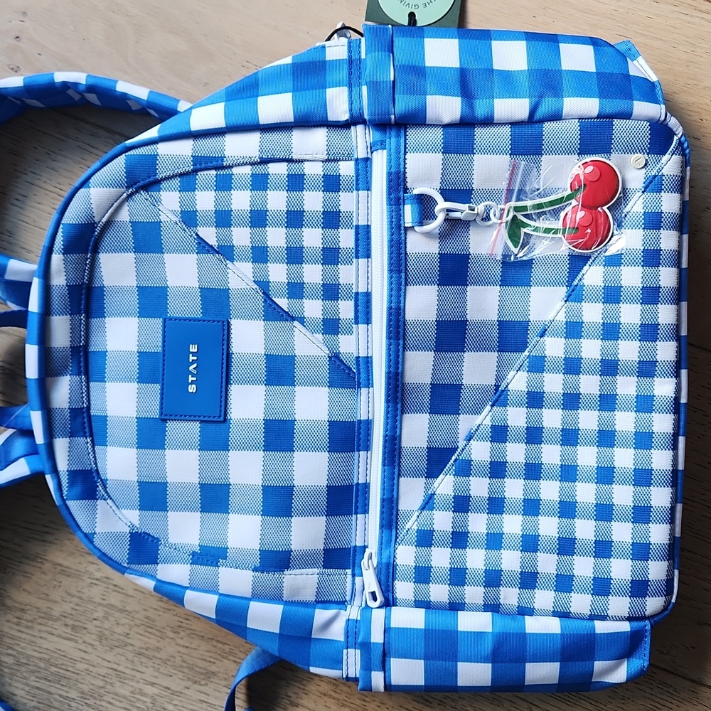 State Intarsia Kane Kids Travel Gingham - Picture 12 of 13